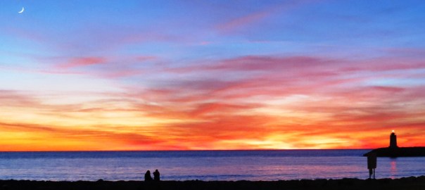 Coucher de soleil à Sausset-les-Pins