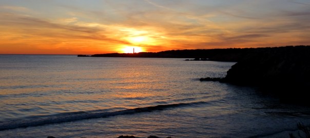Coucher de soleil plage de la Sainte-Croix à Sausset-les-Pins